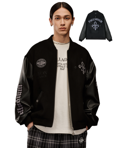 1010609-032 | MEN'S PALLADIUM LOGO COLOR BLOCKS VARSITY JACKET