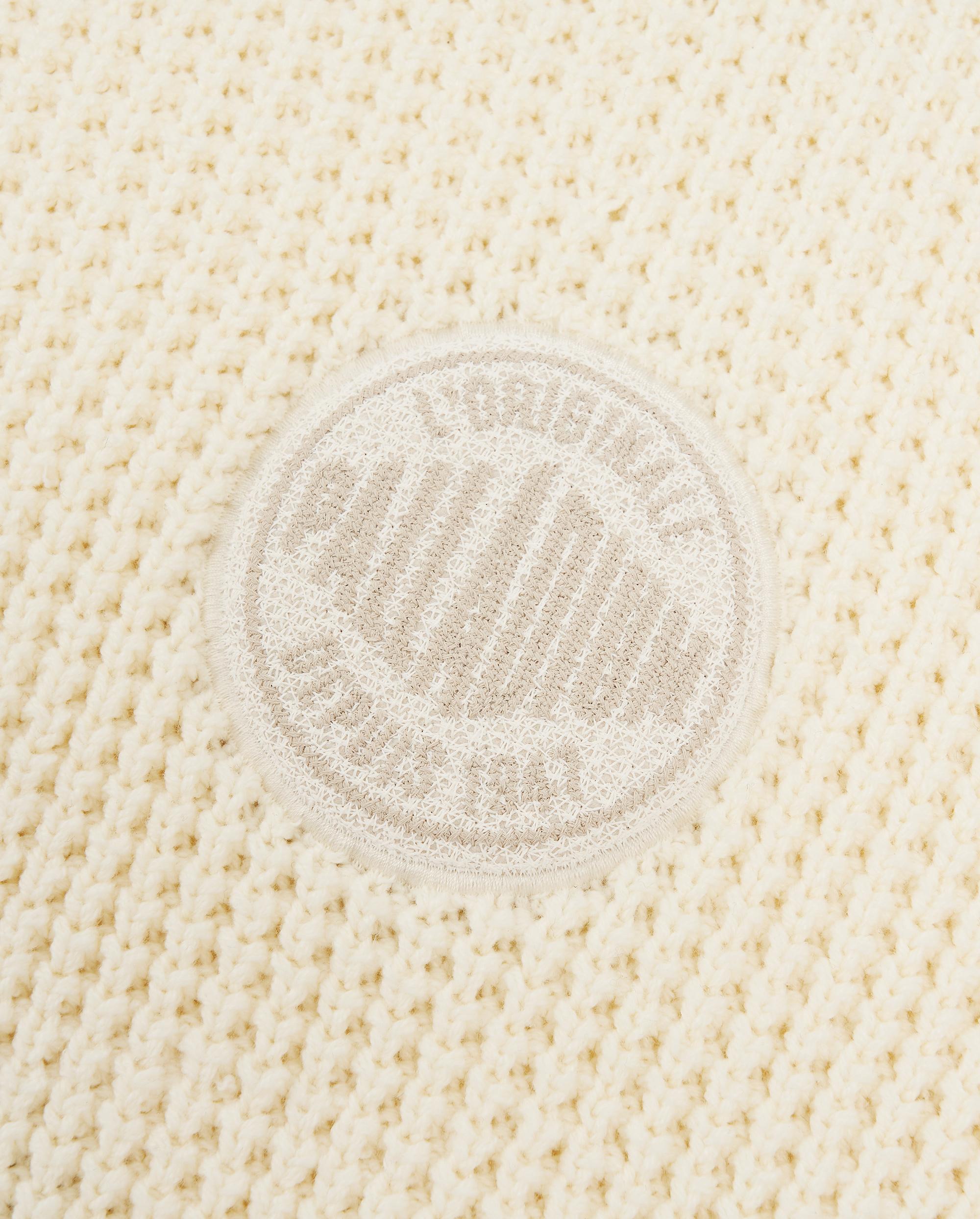 1010611-264 | MEN'S PALLADIUM LOGO WAFFLE PATTERN SWEATER | SWEET CORN