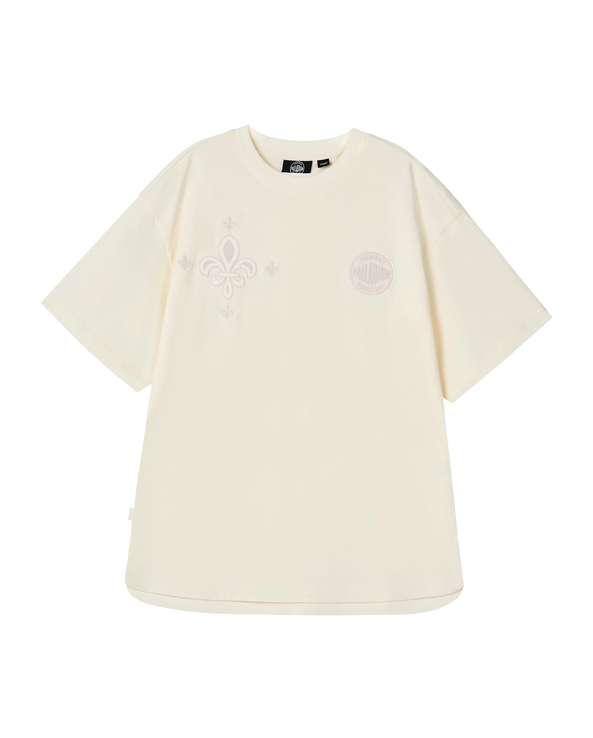 1010614-232 | MEN'S PALLADIUM IRIS LOGO LOOSE FIT COTTON T-SHIRT | VANILLA ICE