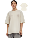 1010614-232 | MEN'S PALLADIUM IRIS LOGO LOOSE FIT COTTON T-SHIRT | VANILLA ICE