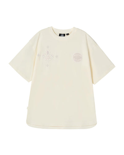 1010614-232 | MEN'S PALLADIUM IRIS LOGO LOOSE FIT COTTON T-SHIRT | VANILLA ICE