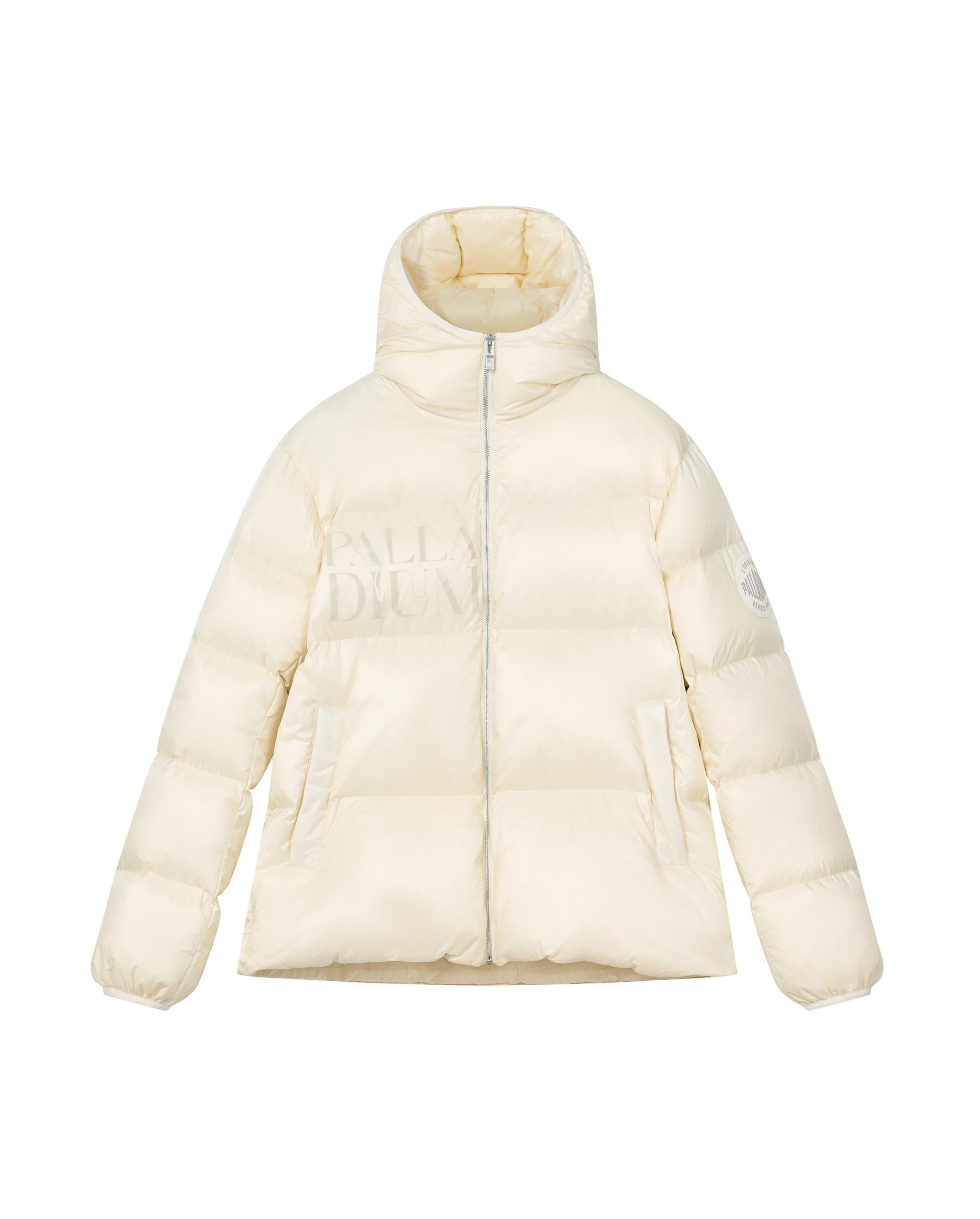 1010616-262 | MEN'S PALLADIUM LOGO DOWN JACKET | MARSHMALLOW
