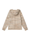 1010676-741 | MEN'S PALLADIUM LOGO STRIPED HOODED SWEATER