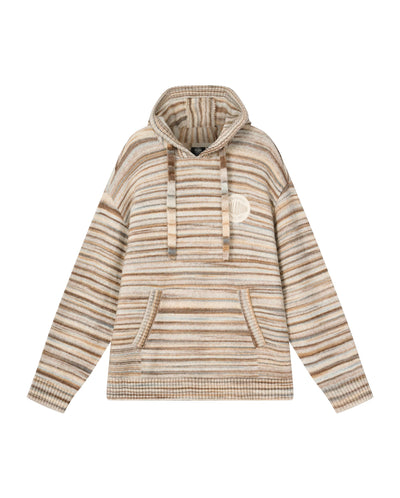 1010676-741 | MEN'S PALLADIUM LOGO STRIPED HOODED SWEATER