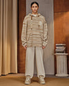 1010676-741 | MEN'S PALLADIUM LOGO STRIPED HOODED SWEATER