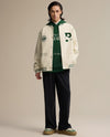 1011255-232 | MEN'S PALLADIUM LOGO LOOSE FIT VARSITY JACKET | VANILLA ICE