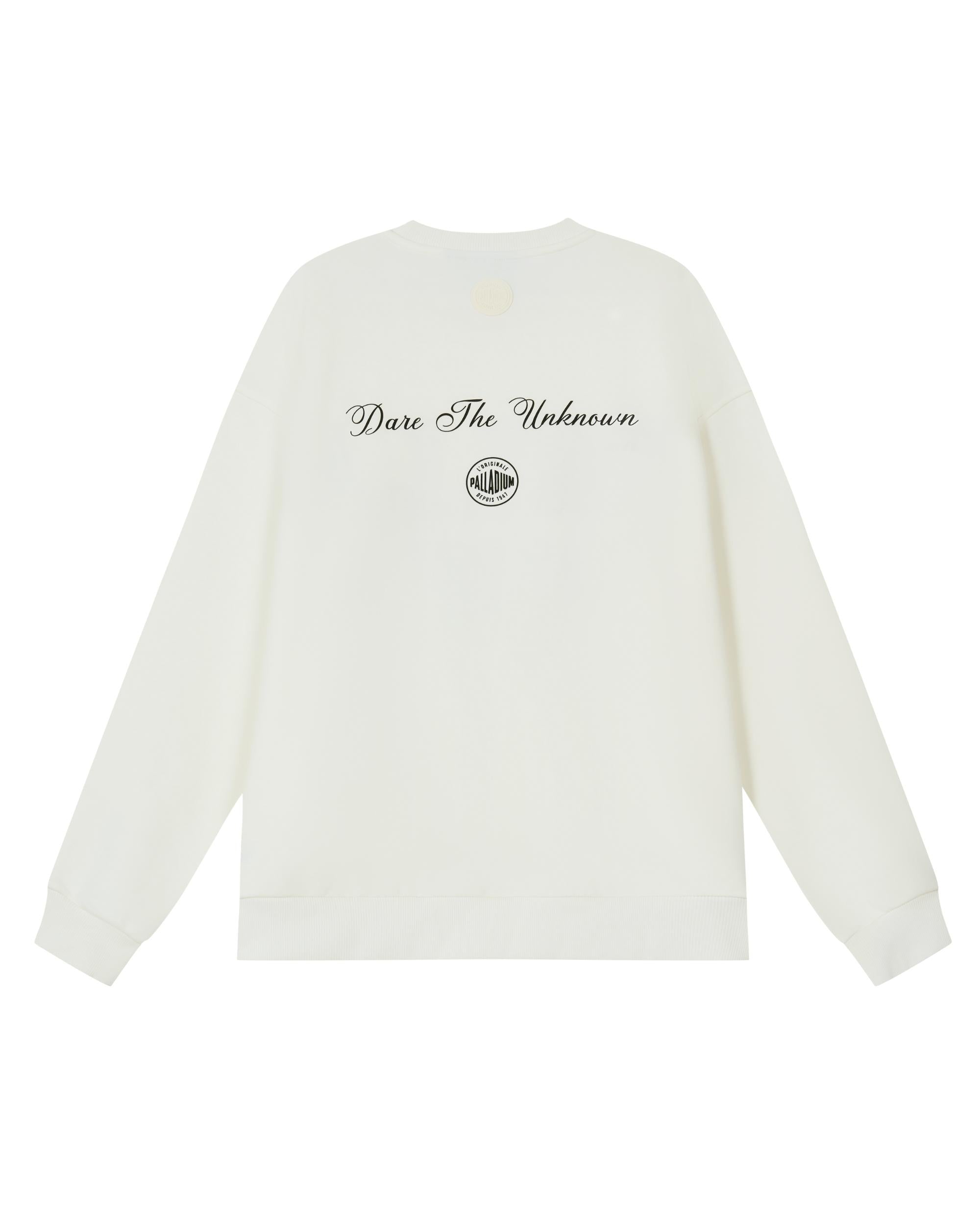 1011262-262 | MEN'S PALLADIUM LOGO SWEATSHIRT | MARSHMALLOW