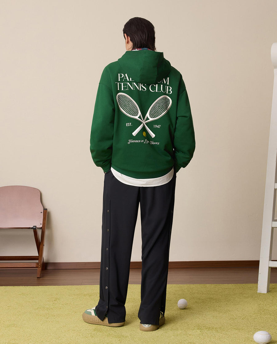 1011264-375 | MEN'S PALLADIUM TENNIS CLUB HOODIE | BLACKISH GRN