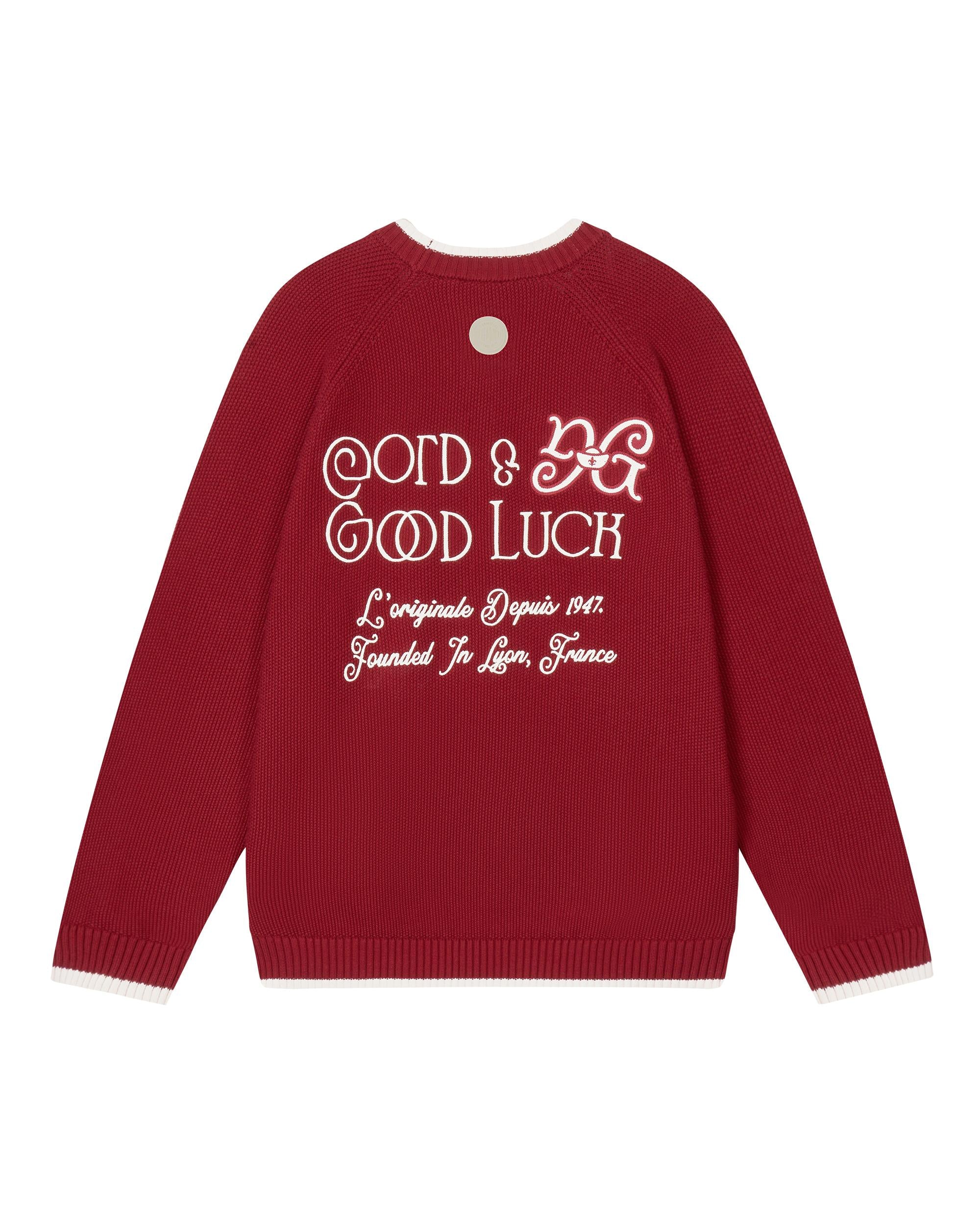 1011267-611 | MEN'S RICH LOGO SWEATER | SUN-DRIED TOMATO