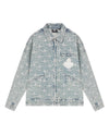 1011274-807 | MEN'S ALL-OVER IRIS LOGO COTTON DENIM JACKET | DENIM IRIS