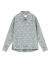 1011274-807 | MEN'S ALL-OVER IRIS LOGO COTTON DENIM JACKET | DENIM IRIS