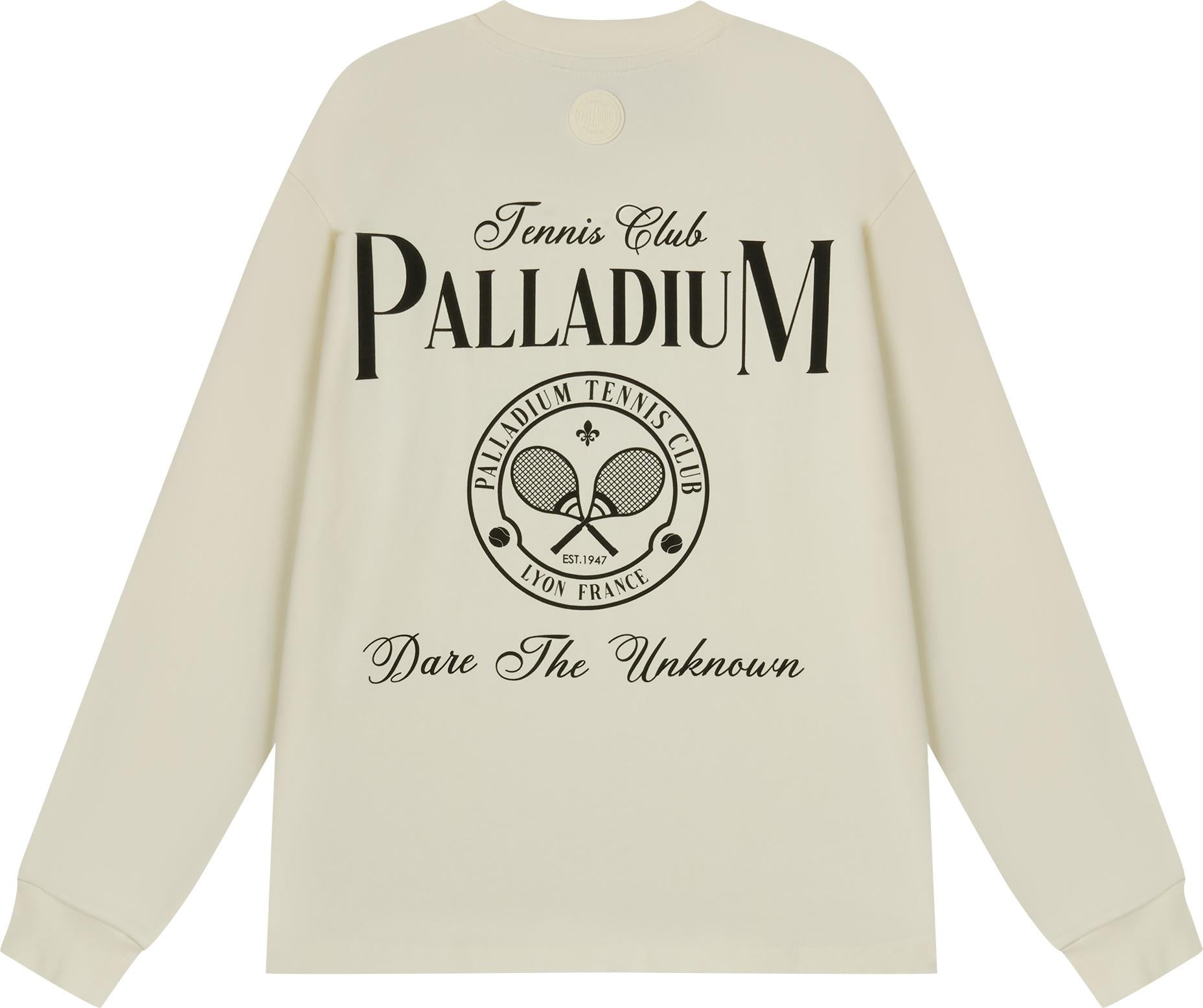 1011276-262 | MEN'S LOGO LOOSE FIT LONG SLEEVES T-SHIRT | MARSHMALLOW