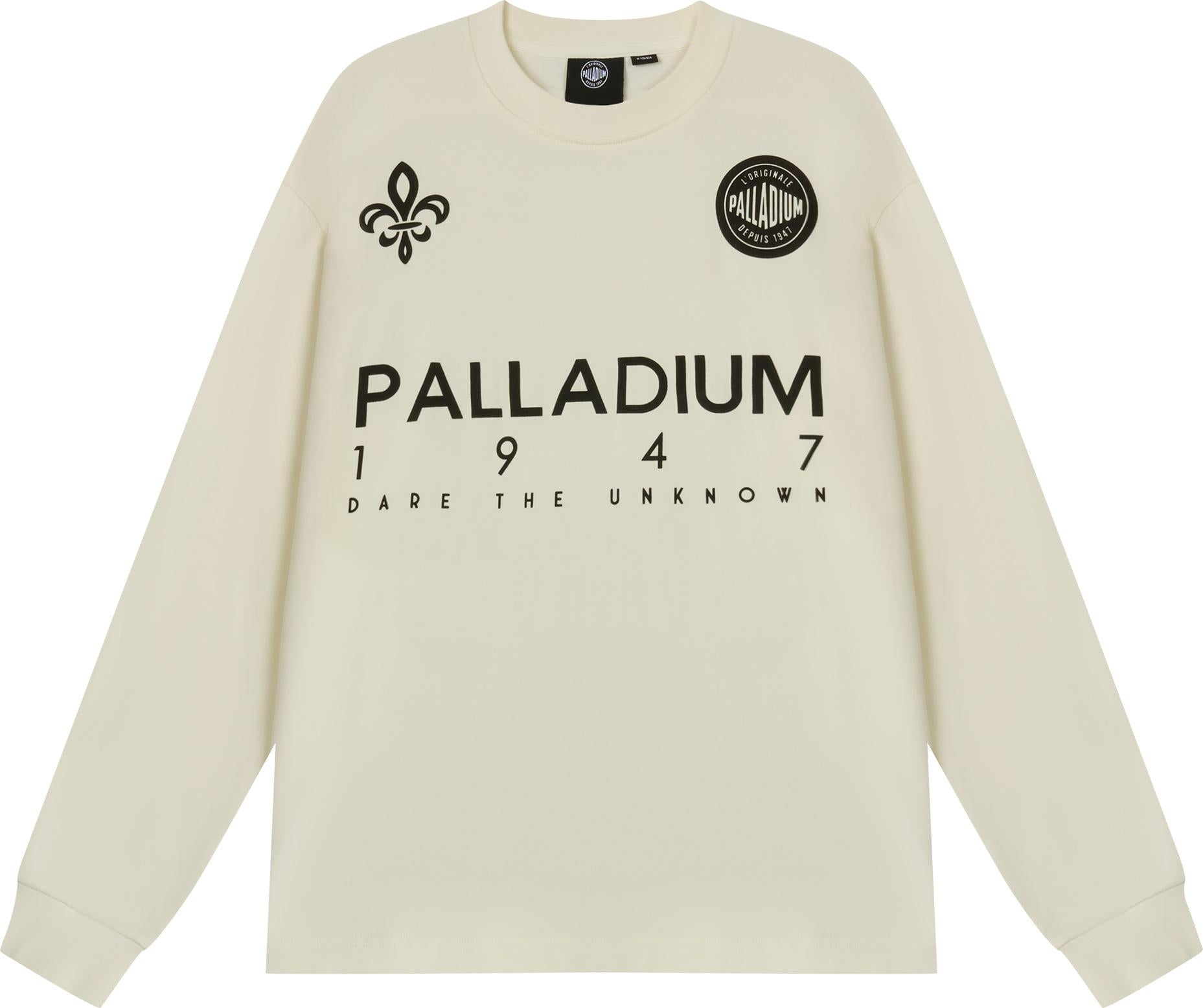 1011276-262 | MEN'S LOGO LOOSE FIT LONG SLEEVES T-SHIRT | MARSHMALLOW