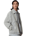 1011285-070 | MEN'S PALLADIUM LOGO DROPPED SHOULDER DENIM JACKET | NORTHERN DROPLET