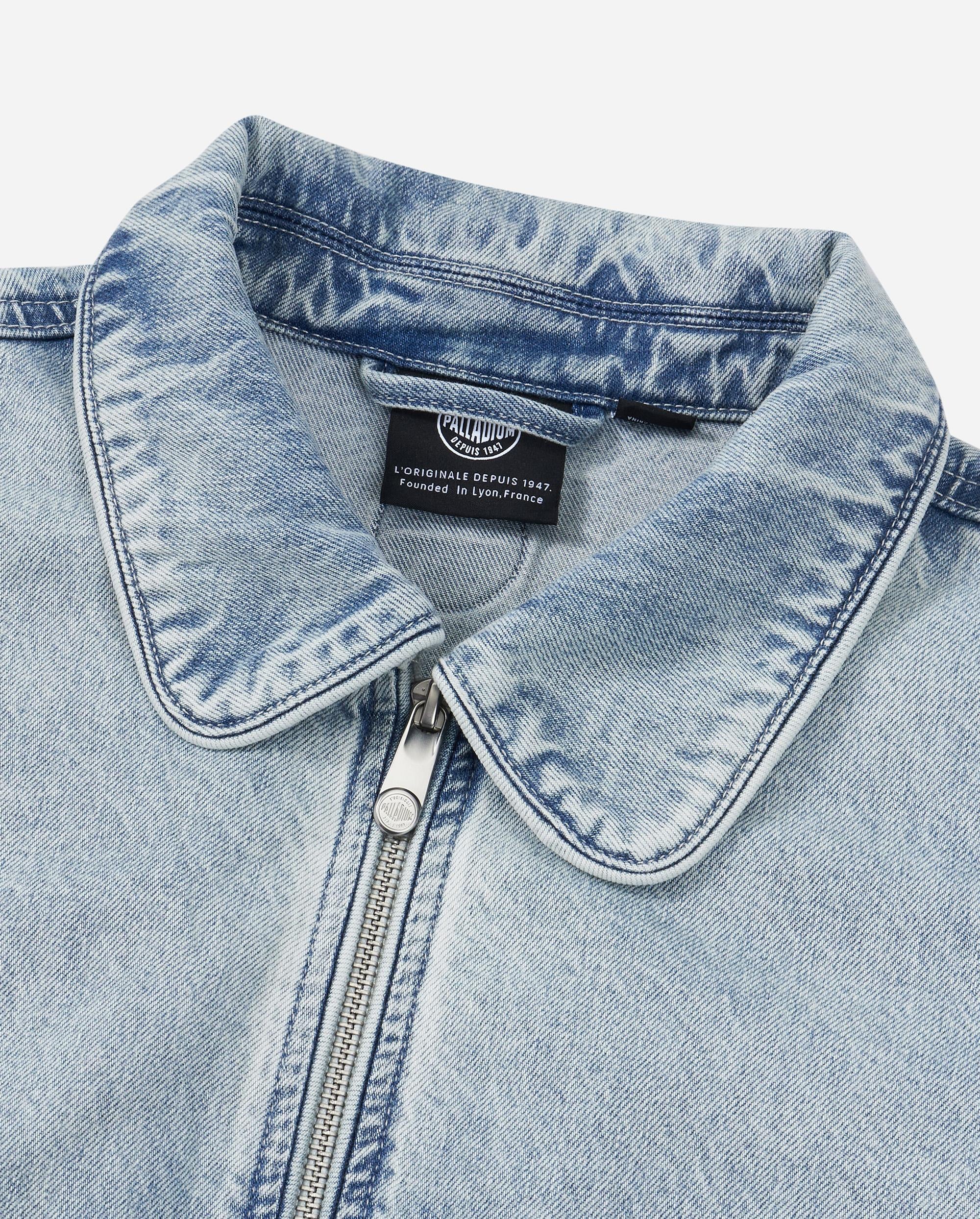 1011285-070 | MEN'S PALLADIUM LOGO DROPPED SHOULDER DENIM JACKET | NORTHERN DROPLET