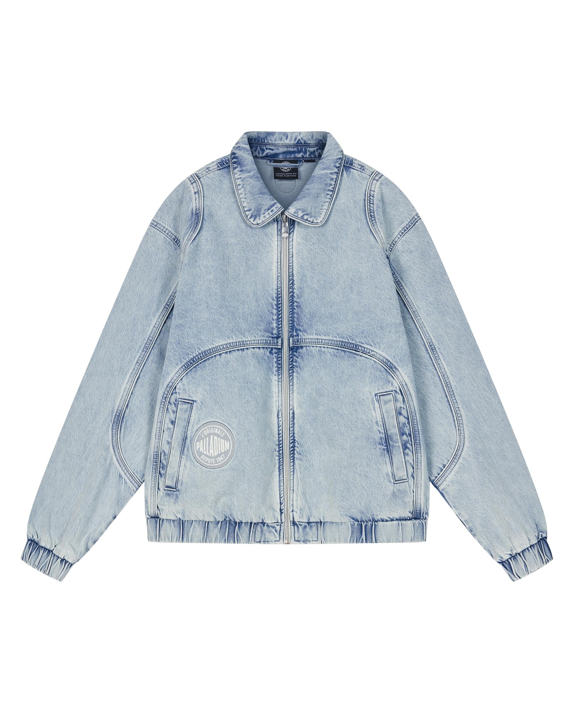 1011285-070 | MEN'S PALLADIUM LOGO DROPPED SHOULDER DENIM JACKET | NORTHERN DROPLET