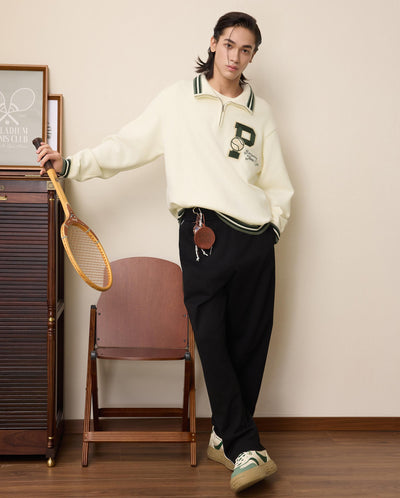 1011287-232 | MEN'S TENNIS CLUB HALF-ZIP POLO SWEATSHIRT