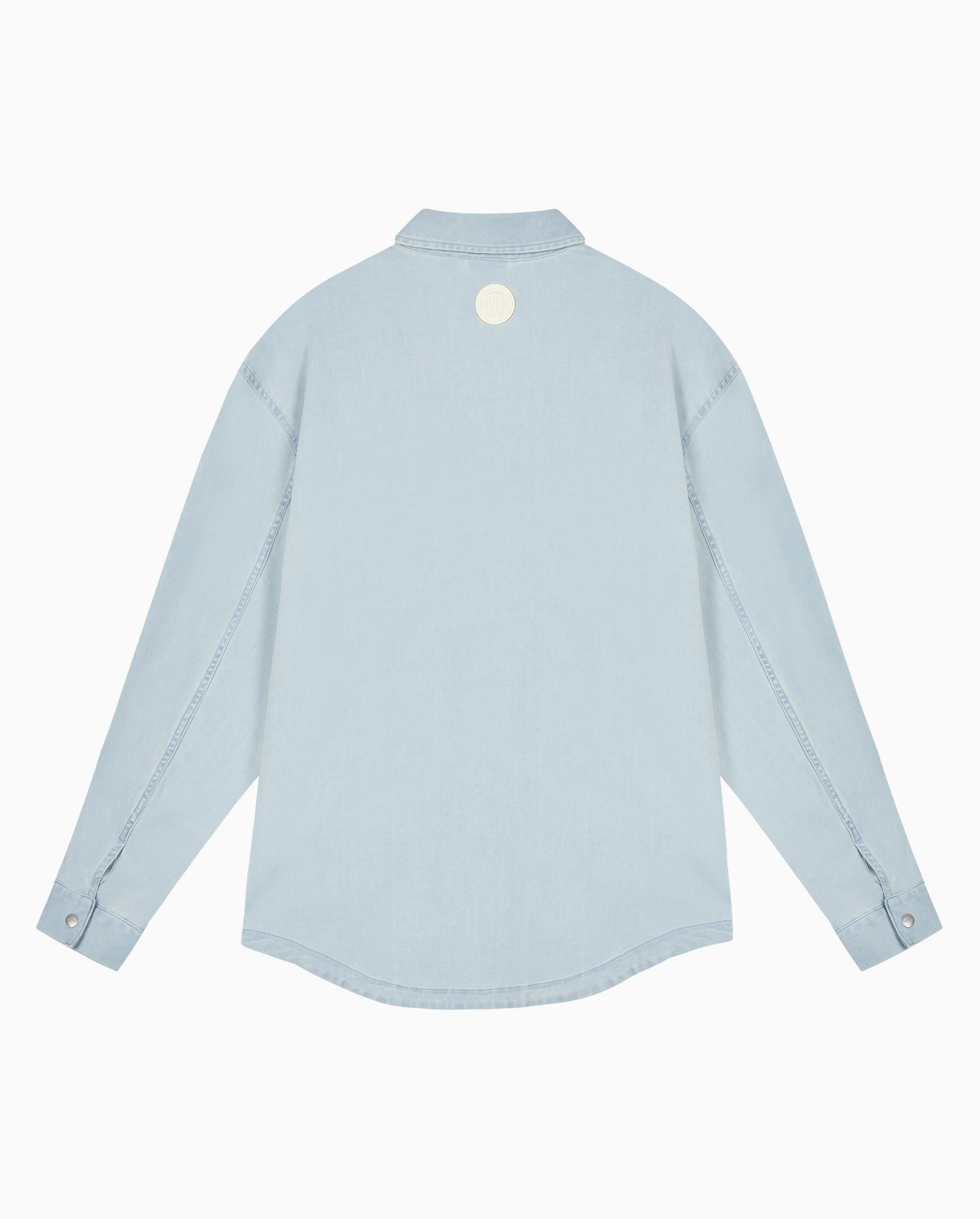 1011295-423 | MEN'S PALLADIUM LOGO LONG SLEEVES SHIRT | CELESTIAL BLUE