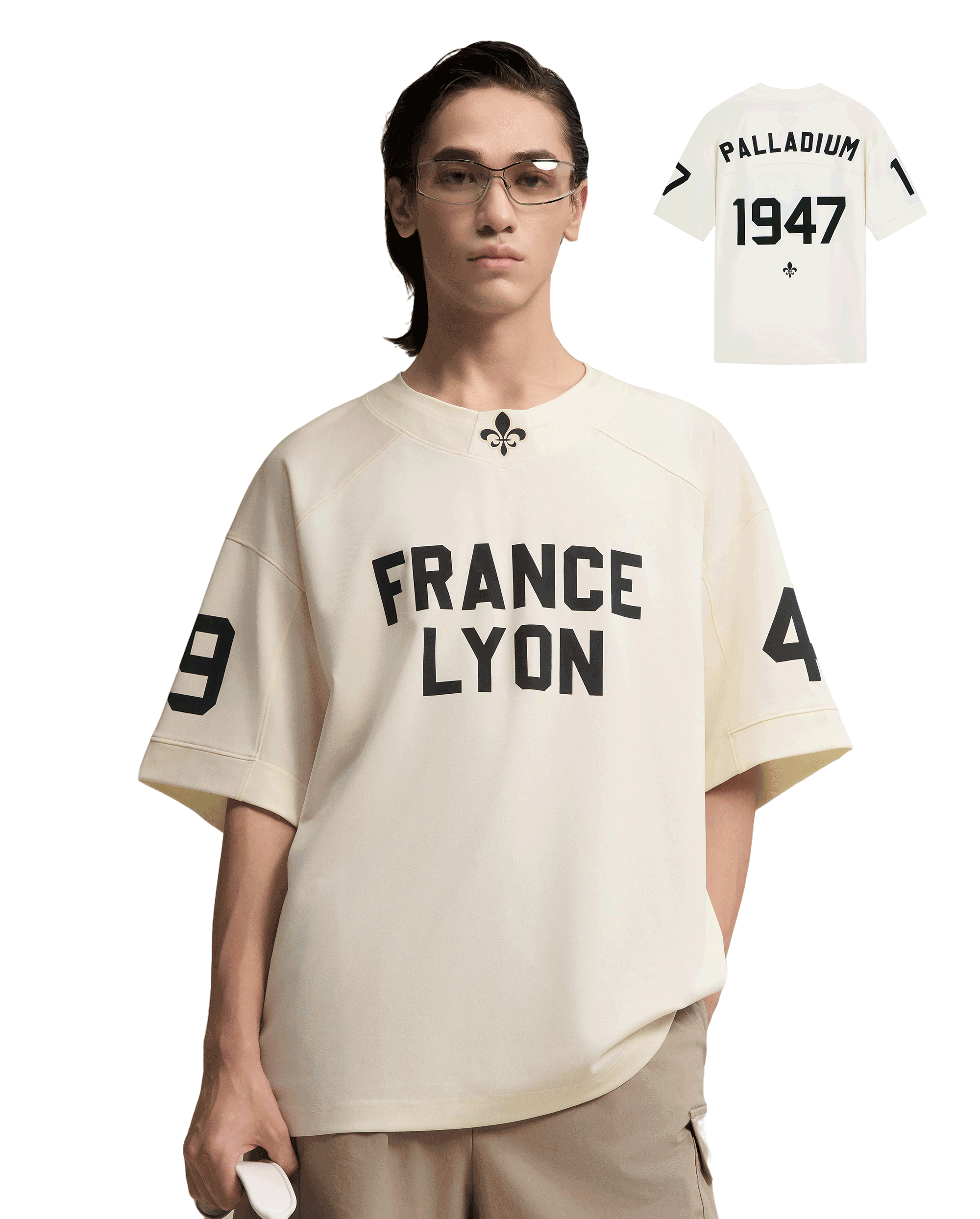 1011296-262 | MEN'S LOGO VINTAGE LOOSE FIT T-SHIRT | MARSHMALLOW