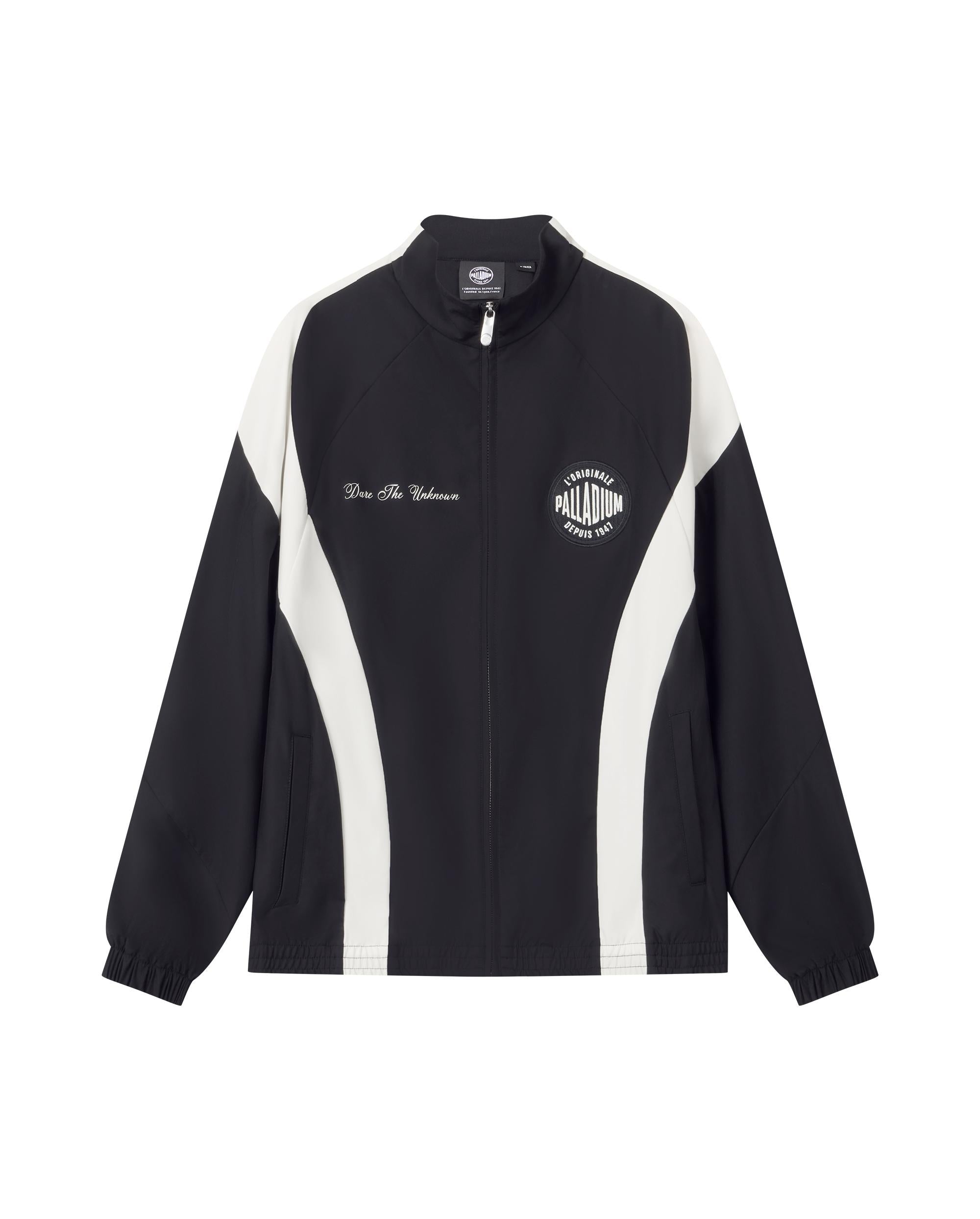 1011297-032 | MEN'S "DARE THE UNKNOWN" LOGO COLOR BLOCKS JACKET | TAP SHOE