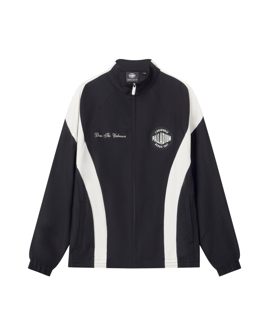 1011297-032 | MEN'S "DARE THE UNKNOWN" LOGO COLOR BLOCKS JACKET | TAP SHOE