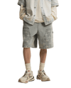 1011309-441 | MEN'S IRIS LOGO LOOSE FIT DENIM SHORTS | SKYWRITING