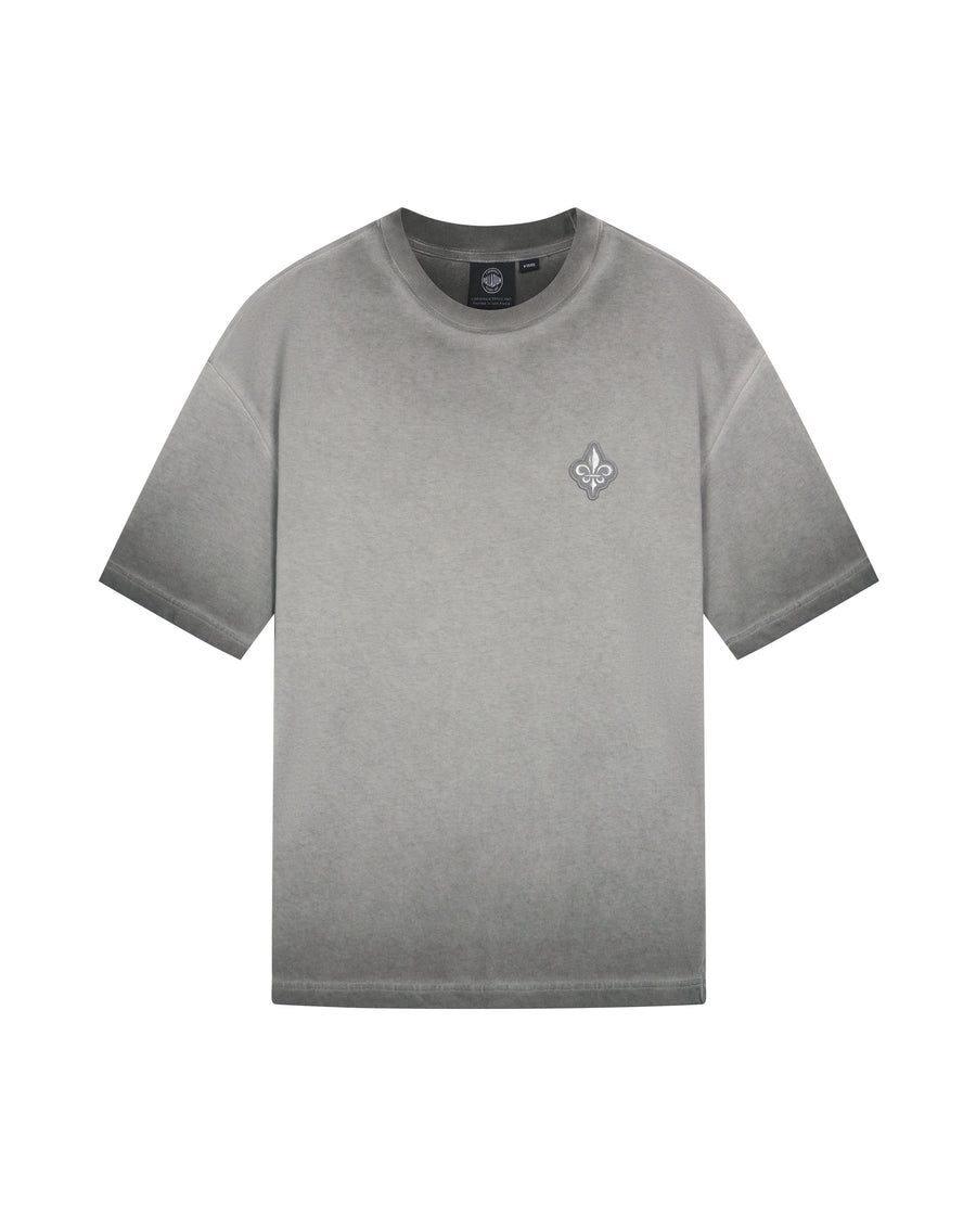 1011314-065 | MEN'S EMBROIDERED IRIS LOGO WASHED COTTON T-SHIRT | PALOMA