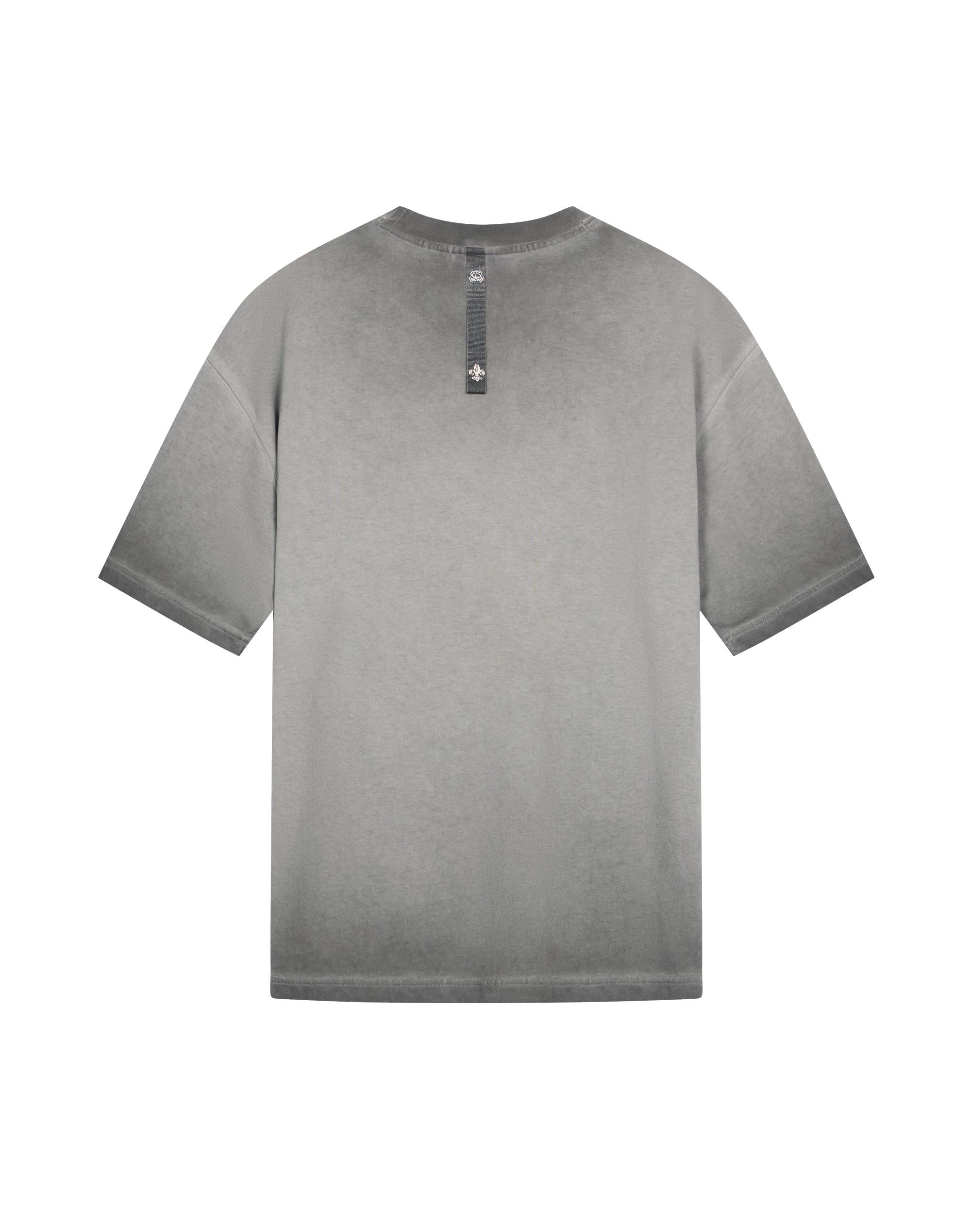 1011314-065 | MEN'S EMBROIDERED IRIS LOGO WASHED COTTON T-SHIRT | PALOMA