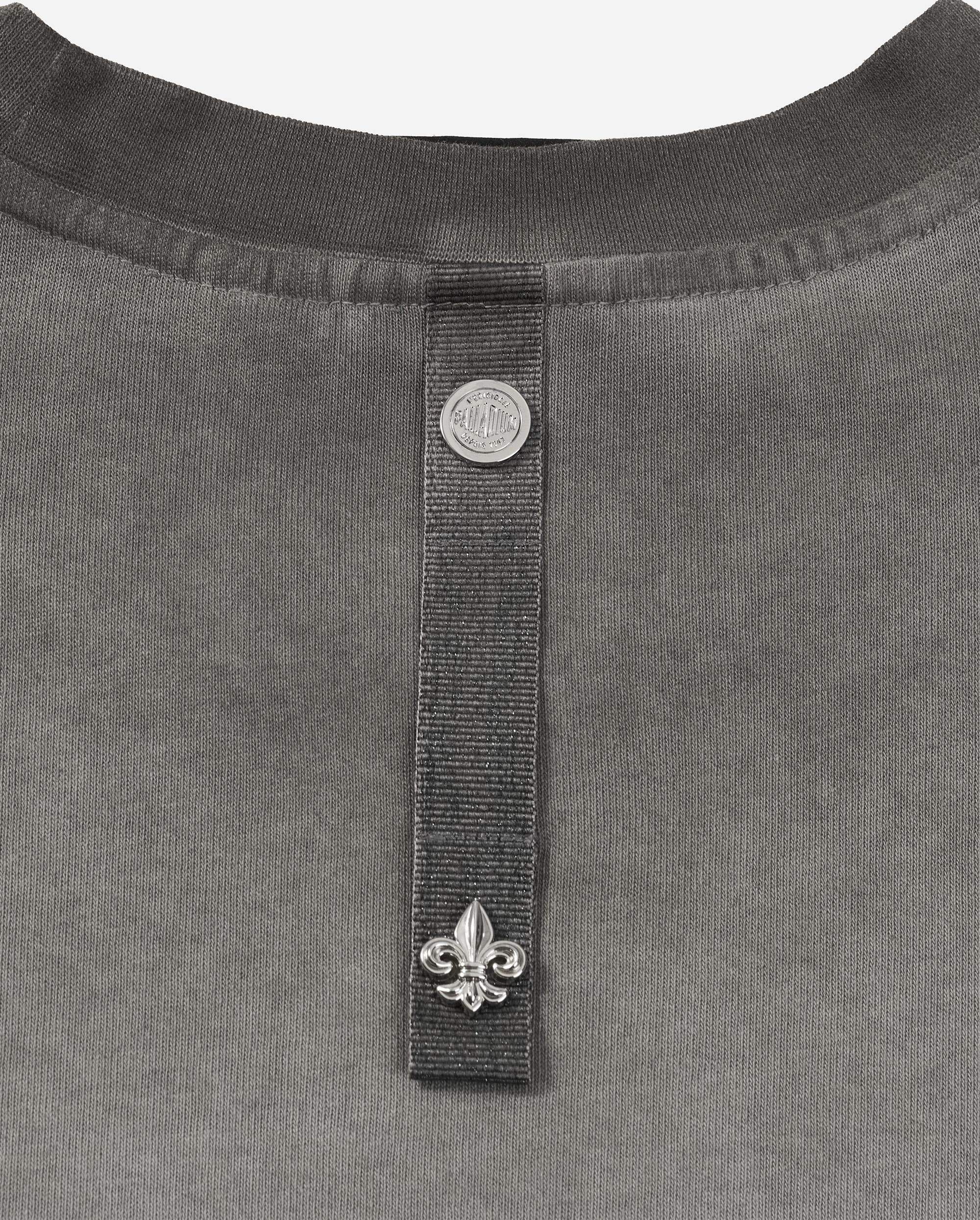 1011314-065 | MEN'S EMBROIDERED IRIS LOGO WASHED COTTON T-SHIRT | PALOMA