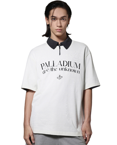 1011316-262 | MEN'S PALLADIUM LOGO LOOSE FIT T-SHIRT | MARSHMALLOW