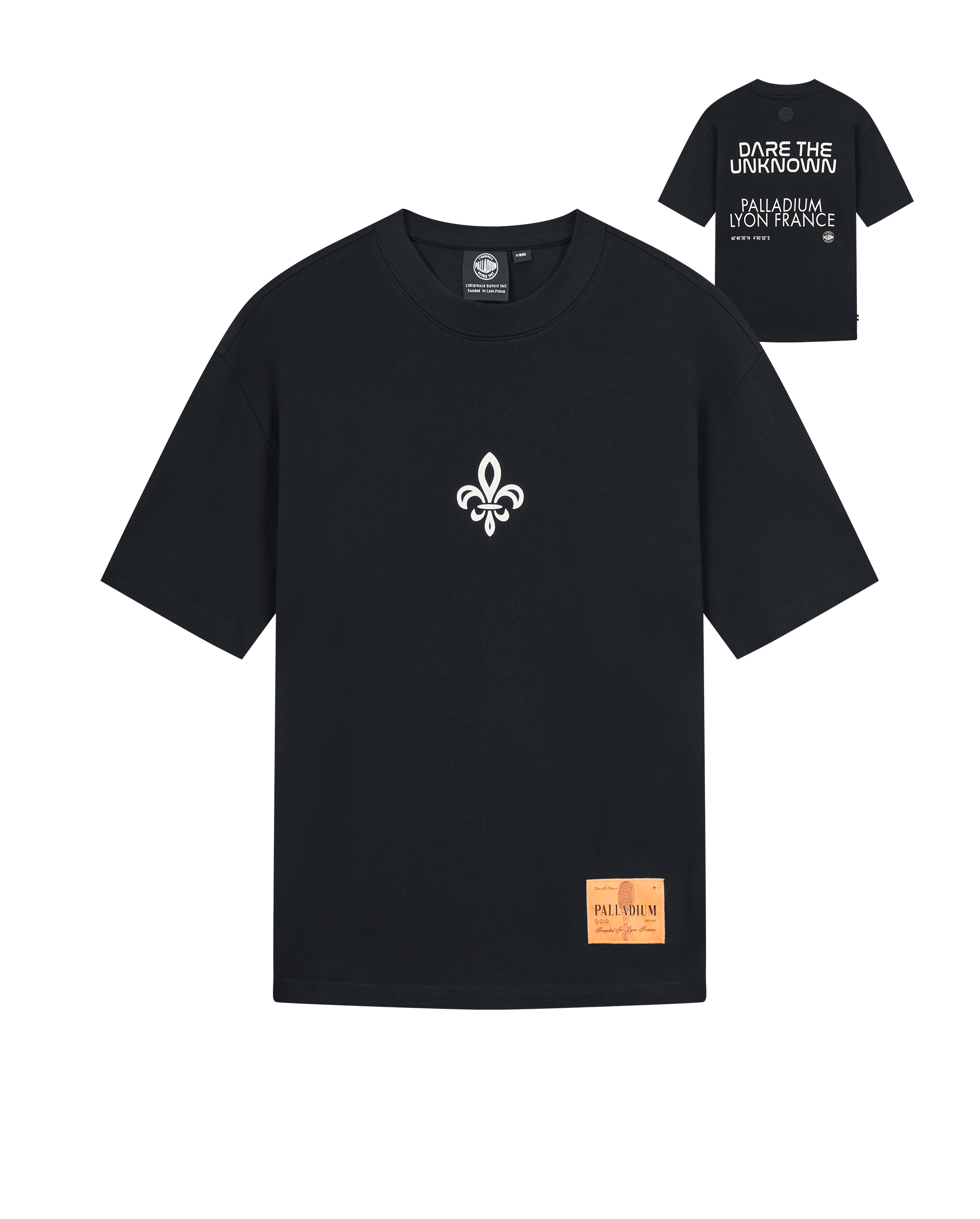 1011317-032 | MEN'S IRIS LOGO LOOSE FIT COTTON T-SHIRT | TAP SHOE