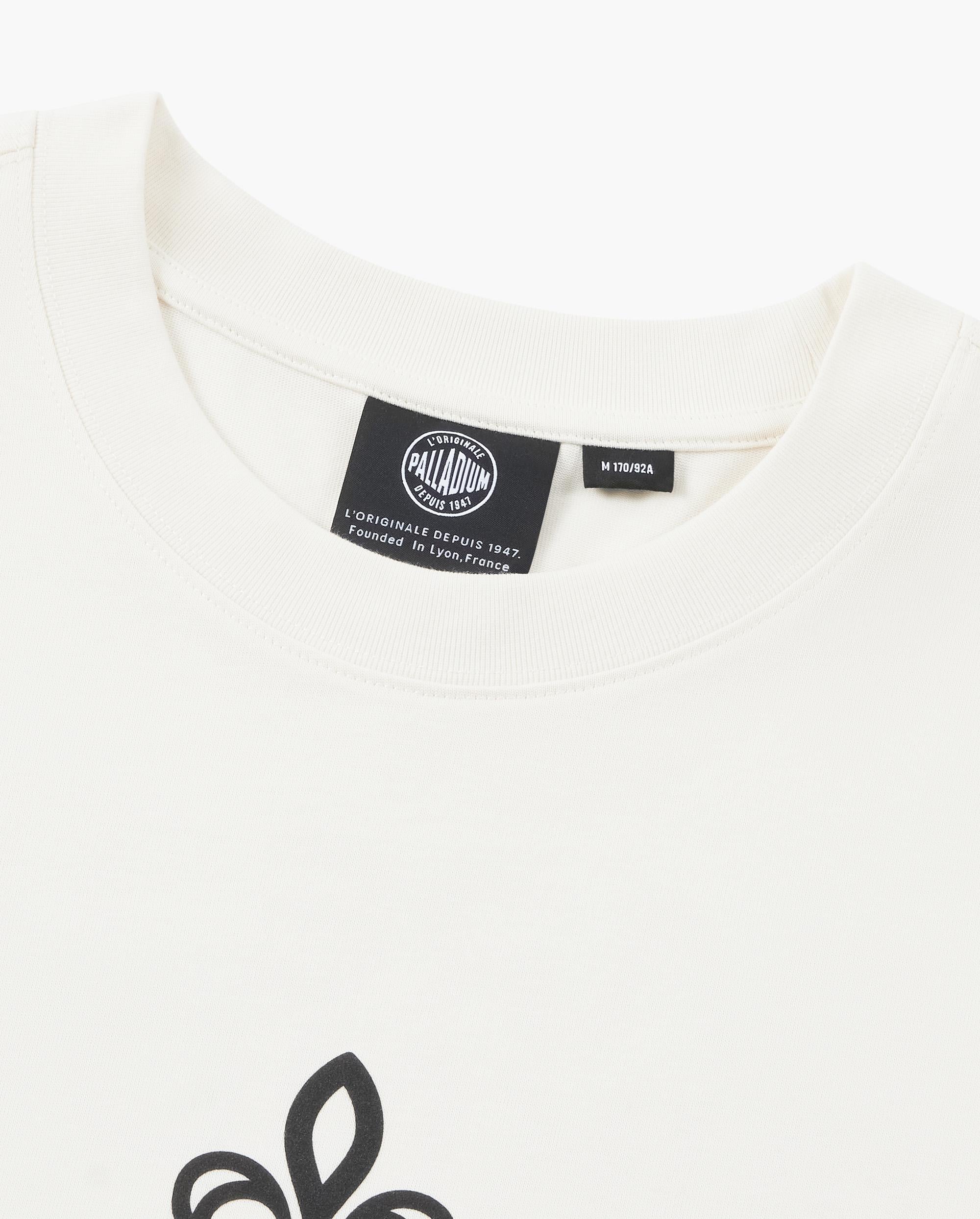 1011317-262 | MEN'S IRIS LOGO LOOSE FIT COTTON T-SHIRT | MARSHMALLOW