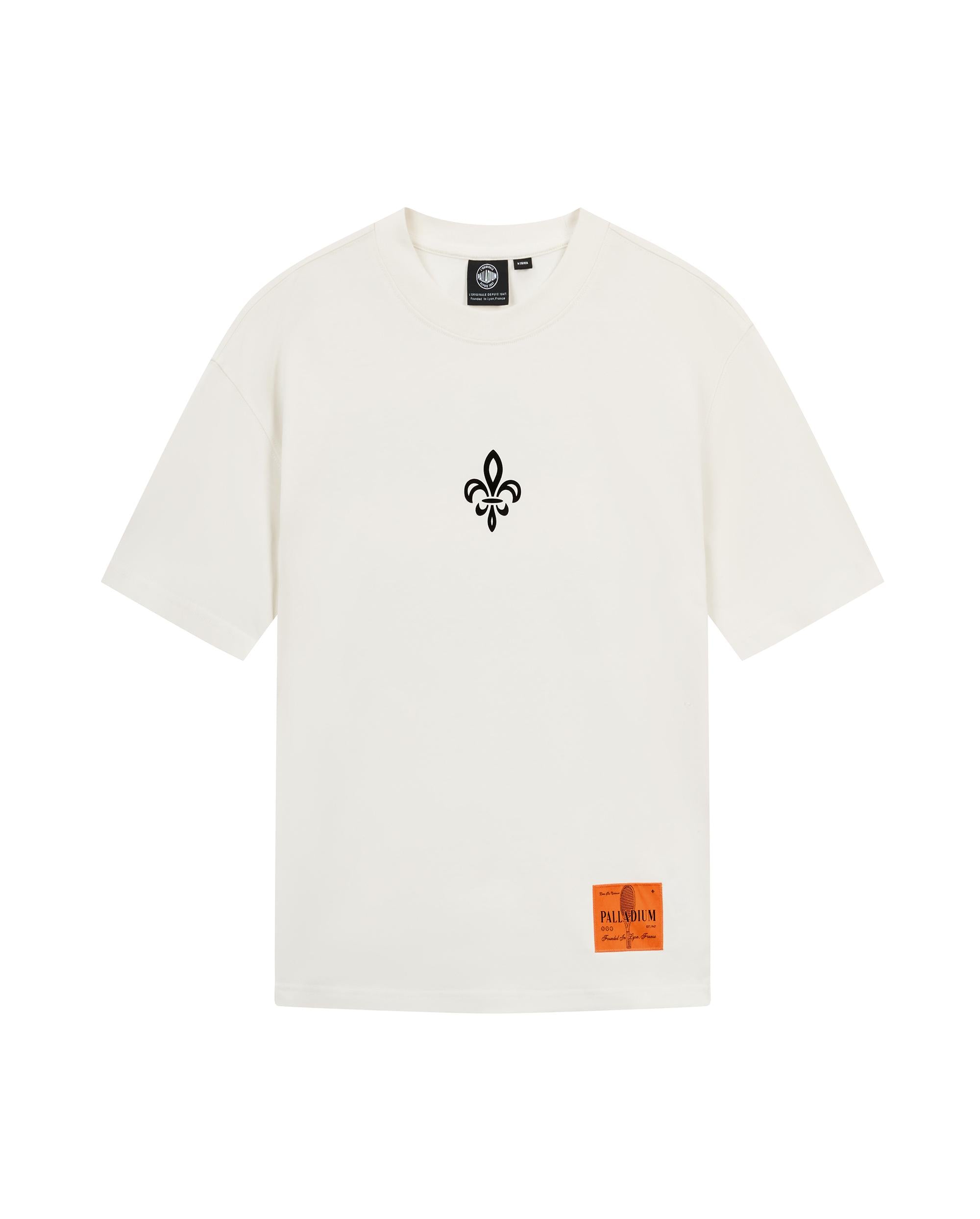 1011317-262 | MEN'S IRIS LOGO LOOSE FIT COTTON T-SHIRT | MARSHMALLOW