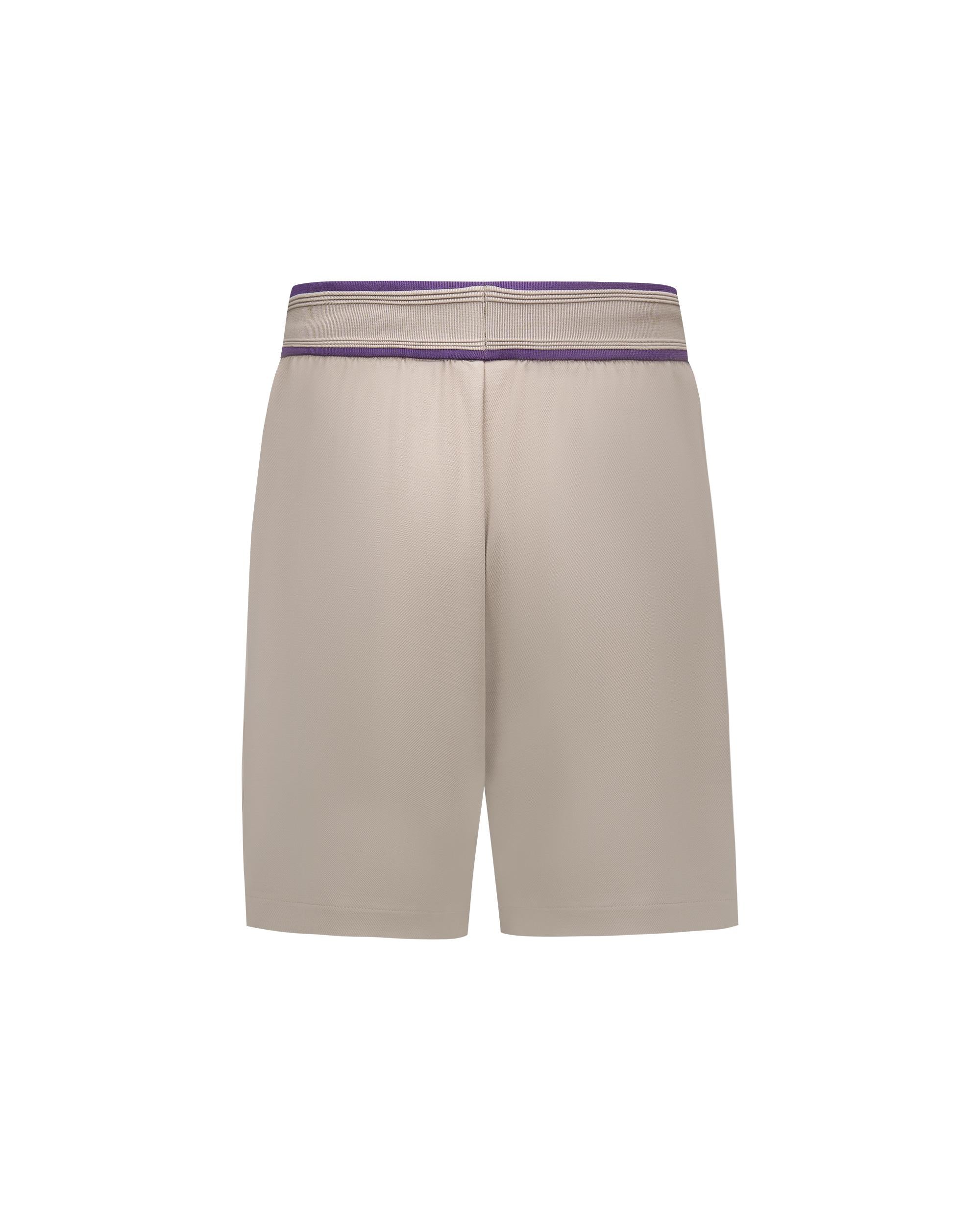 1011323-050 | MEN'S IRIS LOGO LOOSE FIT SIDE STRIPES SHORTS | MOON ROCK