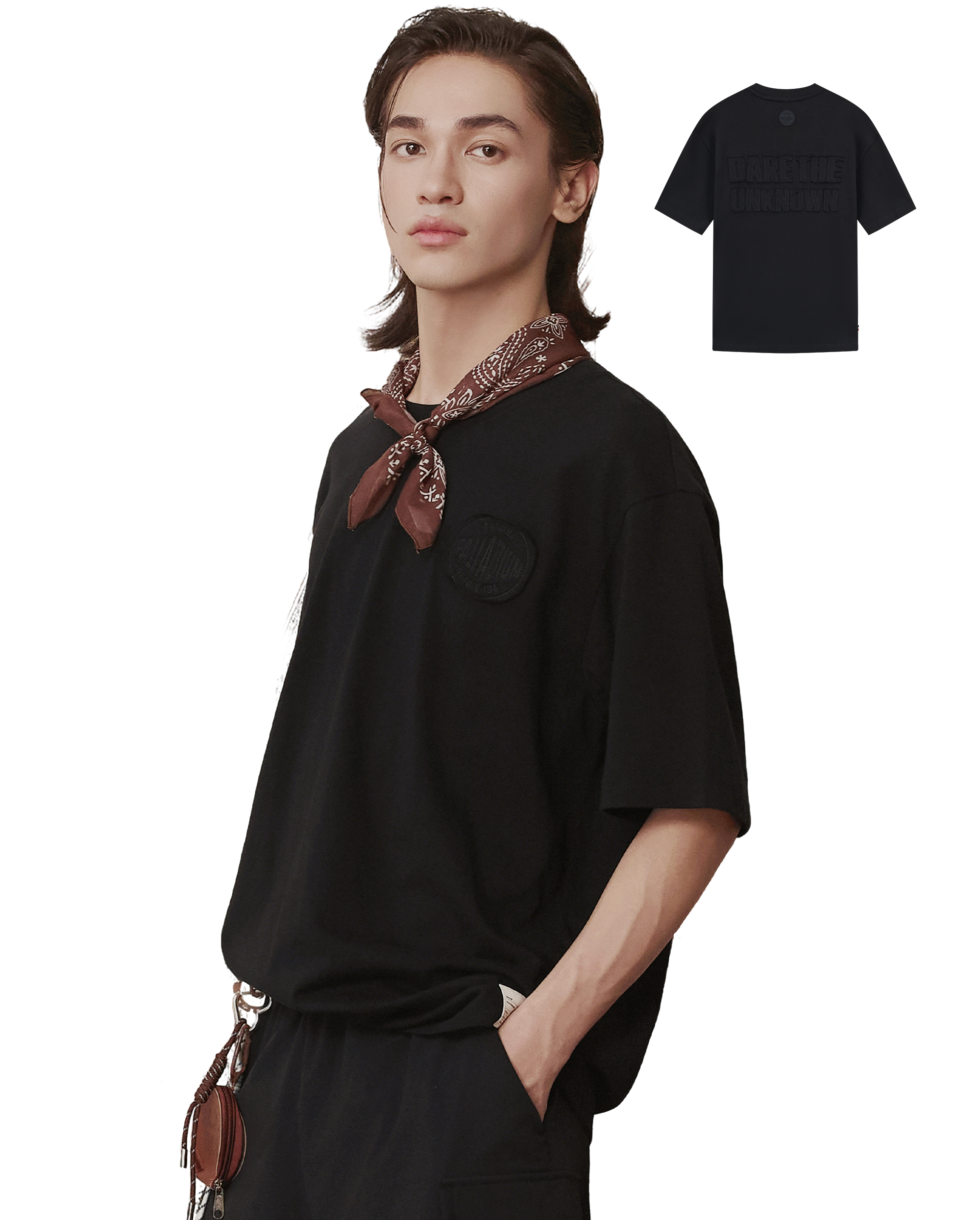 1011327-032 | MEN'S PALLADIUM LOOSE FIT COTTON T-SHIRT | TAP SHOE