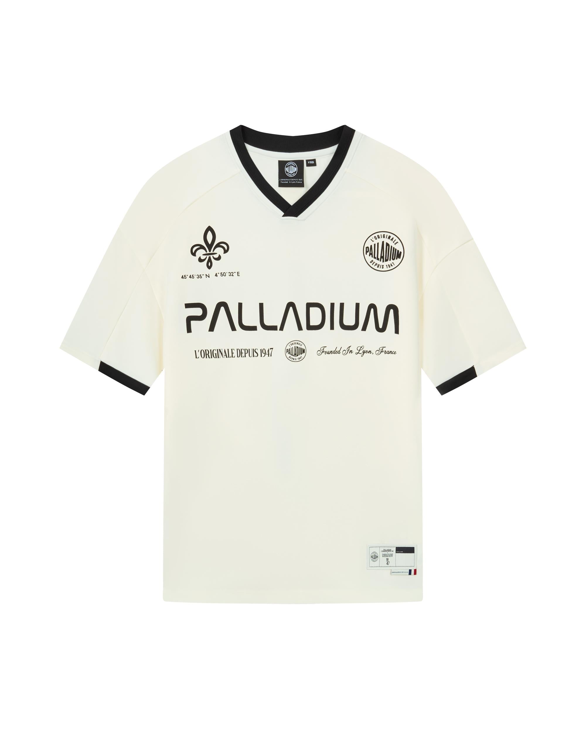 1011331-262 | MEN'S LOGO VINTAGE LOOSE FIT COLOR BLOCKS T-SHIRT | MARSHMALLOW