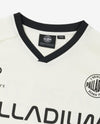 1011331-262 | MEN'S LOGO VINTAGE LOOSE FIT COLOR BLOCKS T-SHIRT | MARSHMALLOW