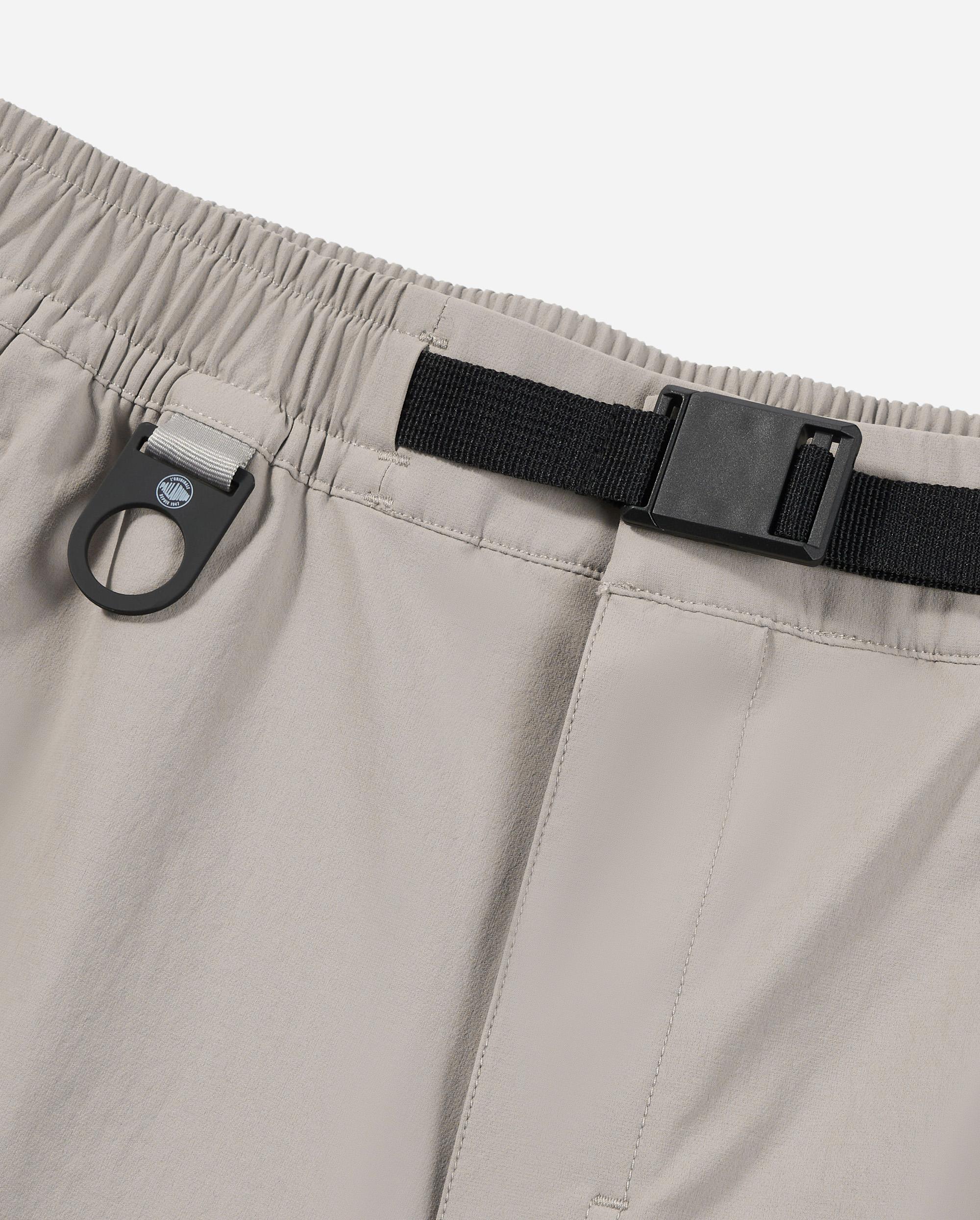 1011335-050 | MEN'S PALLADIUM LOGO BELTED STRAIGHT PANTS | MOON ROCK