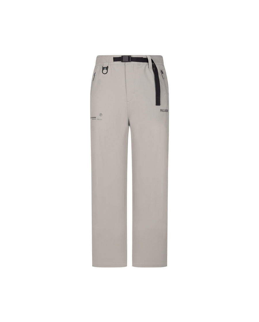 1011335-050 | MEN'S PALLADIUM LOGO BELTED STRAIGHT PANTS | MOON ROCK