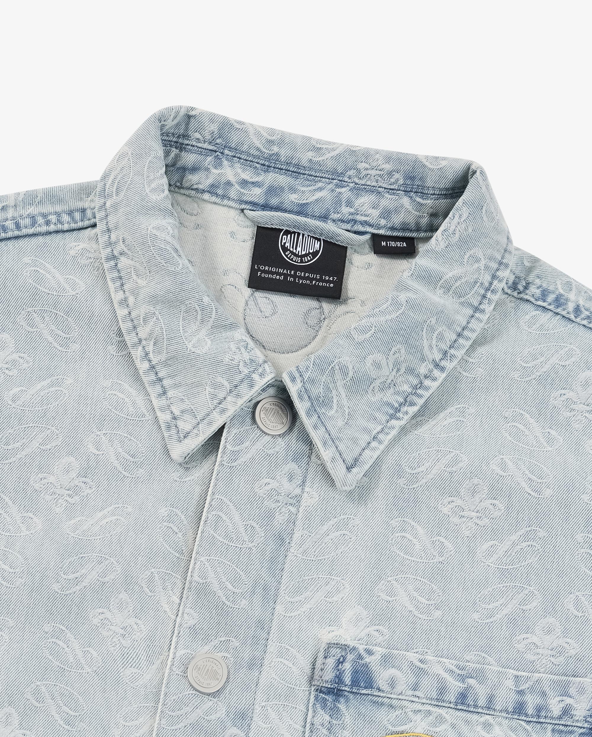 1011336-441 | MEN'S ALL-OVER IRIS LOGO COTTON SHIRTS | SKYWRITING