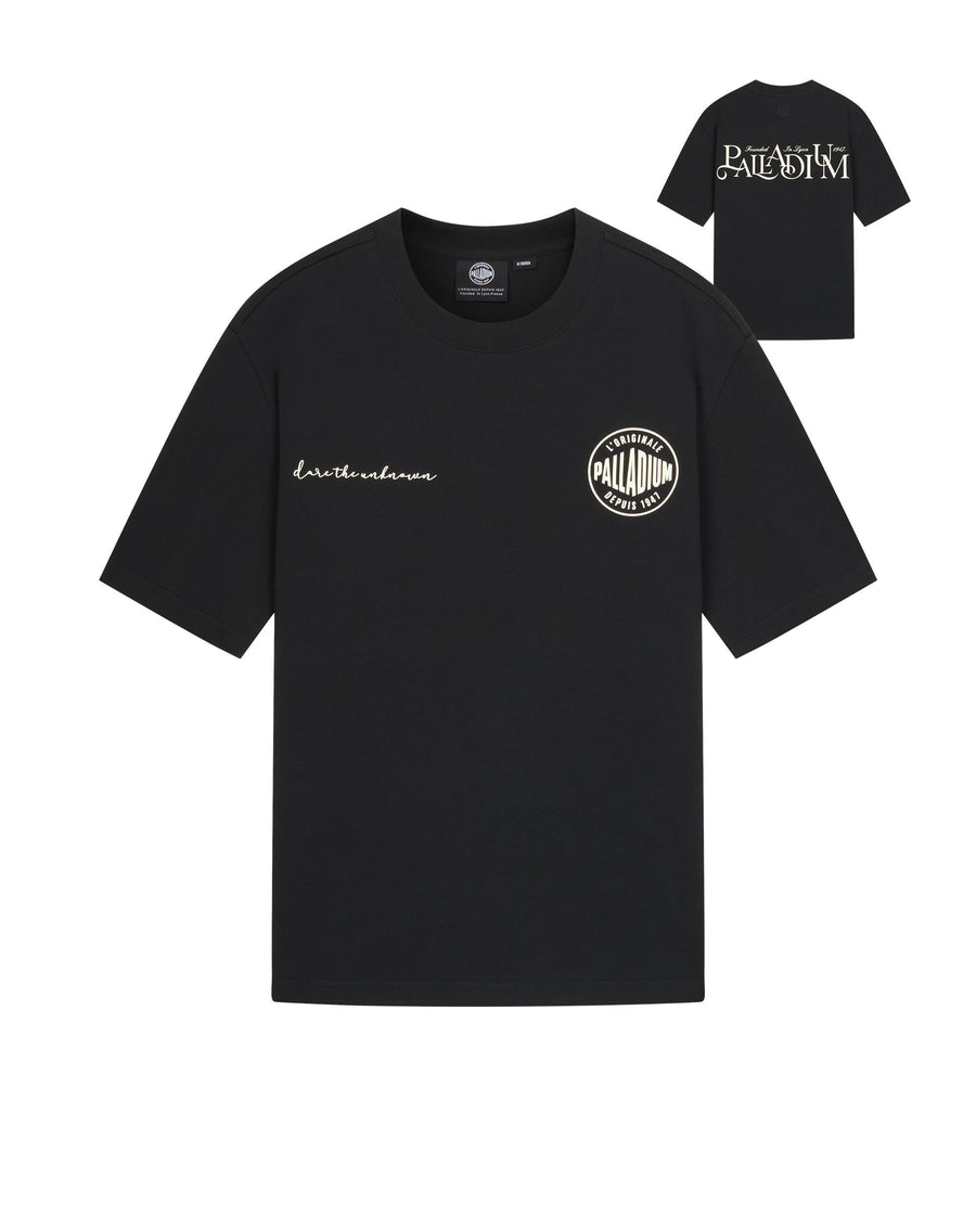 1011346-032 | MEN'S PALLADIUM LOGO LOOSE FIT T-SHIRT | TAP SHOE