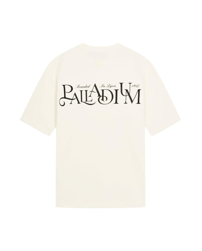 1011346-262 | MEN'S PALLADIUM LOGO LOOSE FIT T-SHIRT | MARSHMALLOW