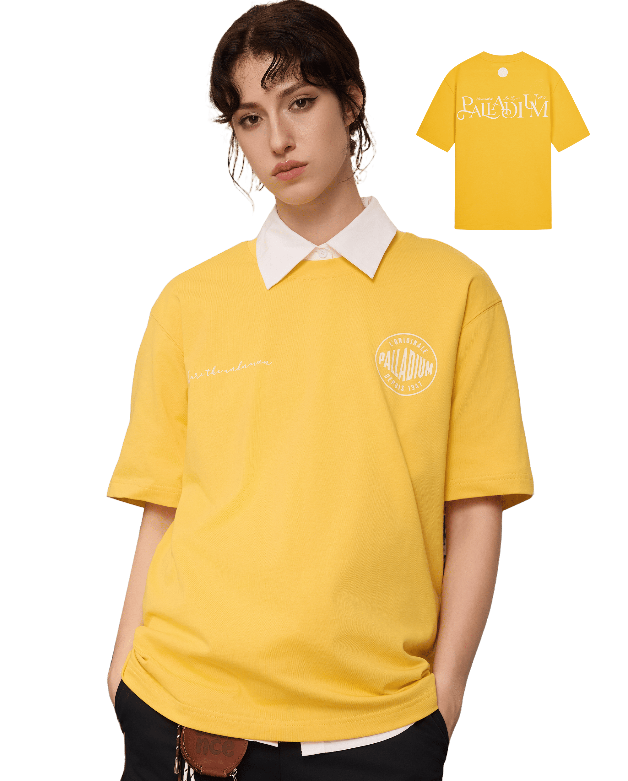 1011346-705 | MEN'S PALLADIUM LOGO LOOSE FIT T-SHIRT | SOLAR POWER