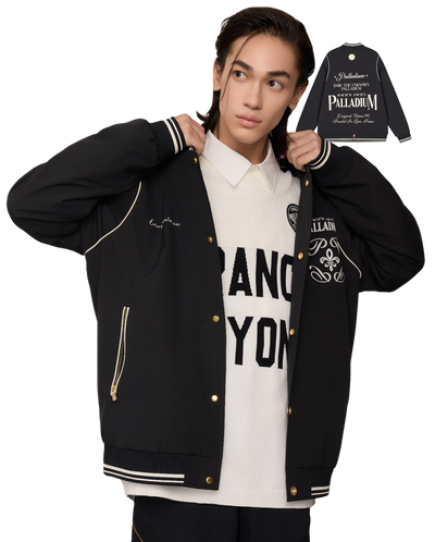 1011352-032 | MEN'S PALLADIUM LOGO COLOR BLOCKS VARSITY JACKET | TAP SHOE