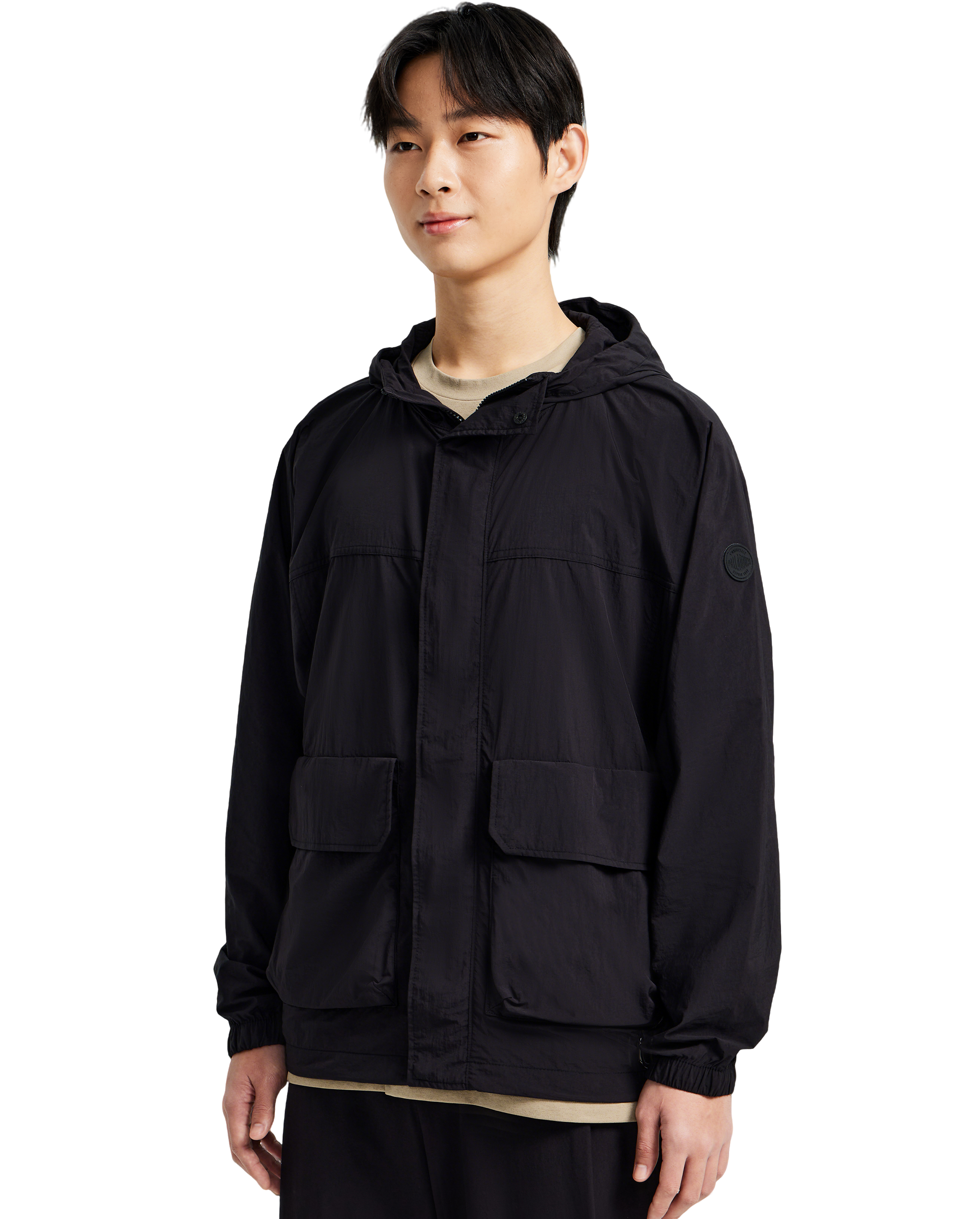 1011528-008 | MEN'S CARGO HOODED JACKET | BLACK