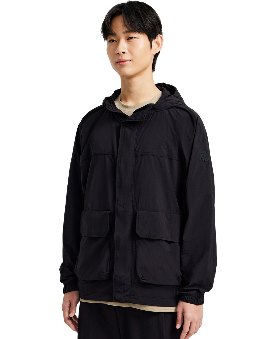 1011528-008 | MEN'S CARGO HOODED JACKET | BLACK