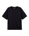 1011529-008 | MEN'S LOOSE FIT DROPPED SHOULDERS T-SHIRT | BLACK