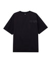 1011529-008 | MEN'S LOOSE FIT DROPPED SHOULDERS T-SHIRT | BLACK