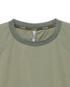 1011529-309 | MEN'S LOOSE FIT DROPPED SHOULDERS T-SHIRT | OLIVE GREEN