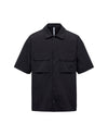 1011531-008 | MEN'S DROPPED SHOULDERS SHORT SLEEVES SHIRT | BLACK